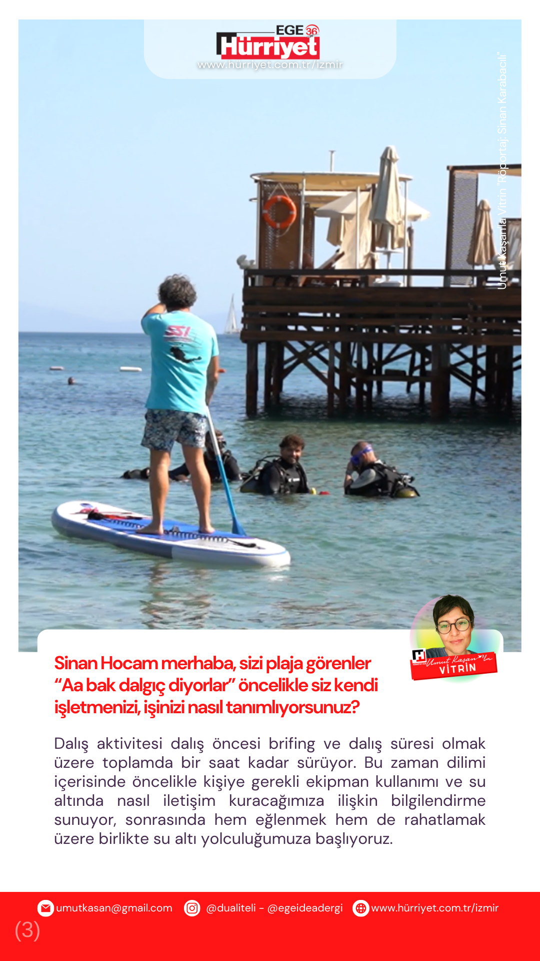 Röportaj Umut Kaşan - Didim Okenos Diving Sinan Karabacılı - 2023